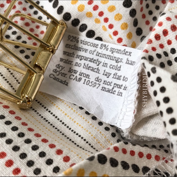 Retro Camisole Top in Zig Zag Dot Print - Picture 6 of 14